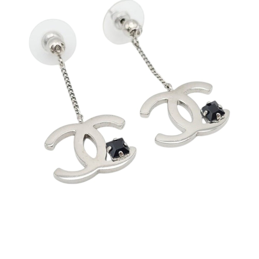 7209 - Chanel Drop Earrings Silver